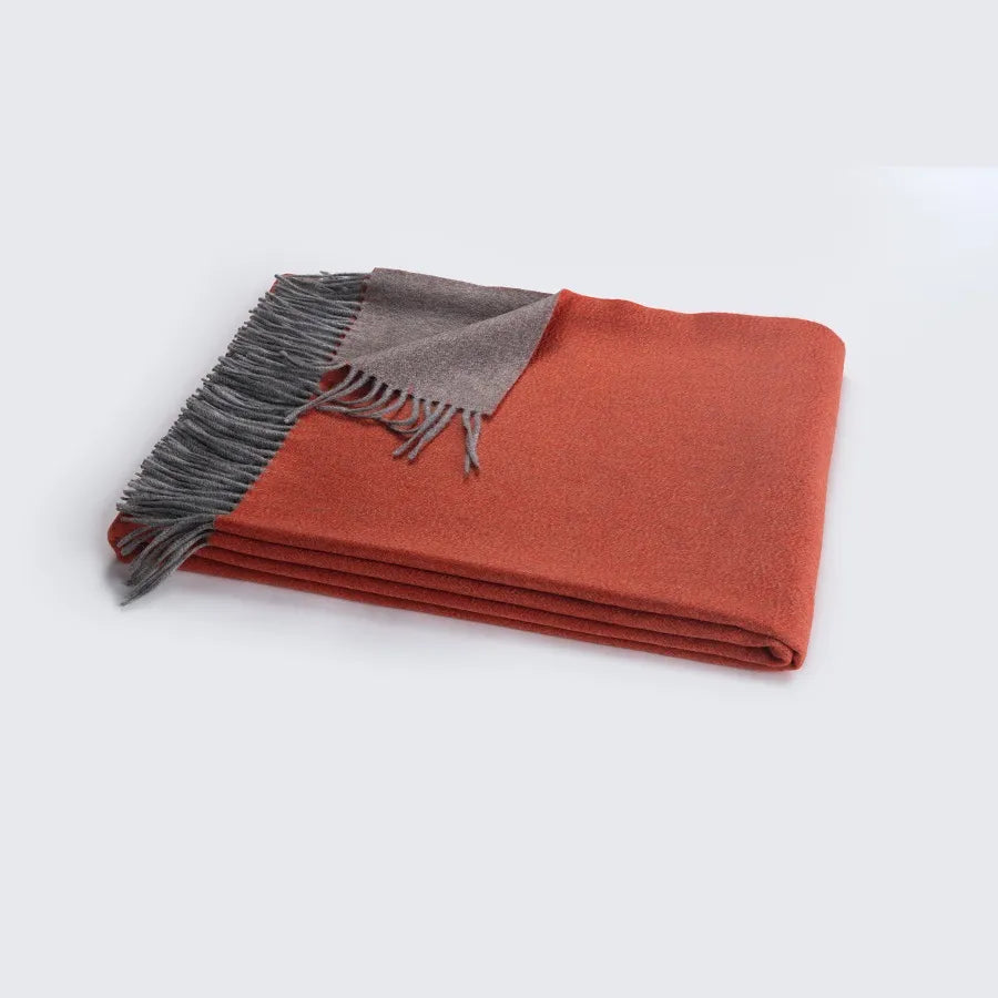 "SAN CASSIANO" Throw-Plaid superior Cashmere