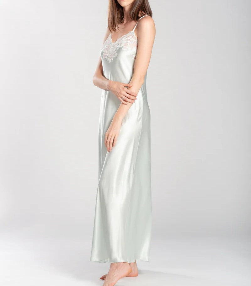 "BEATRICE" Nightgown 100% silk satin