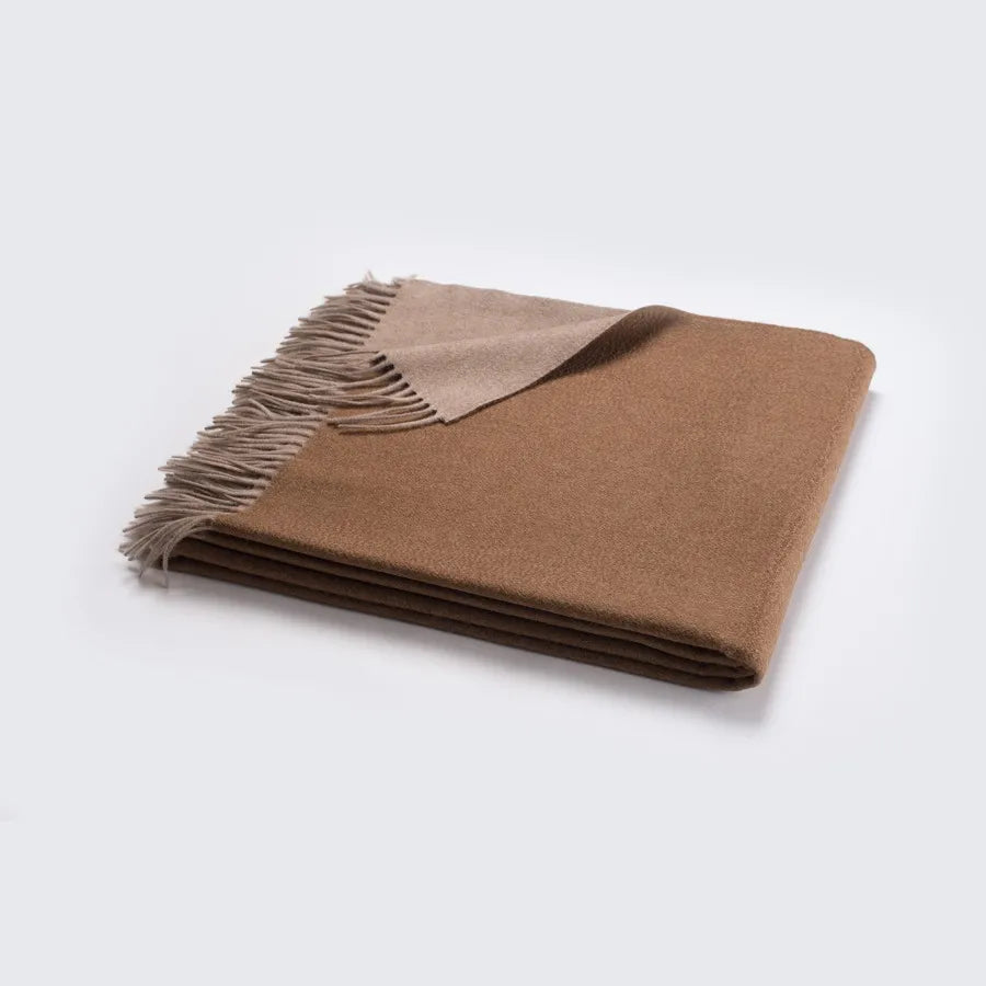 "SAN CASSIANO" Throw-Plaid superior Cashmere