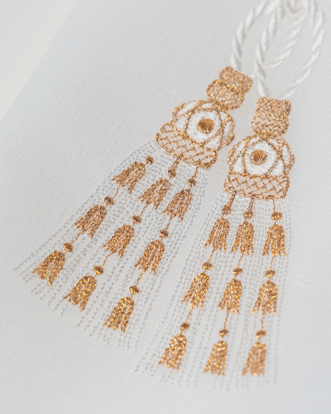 GUEST TOWELS LINEN EMBROIDERED