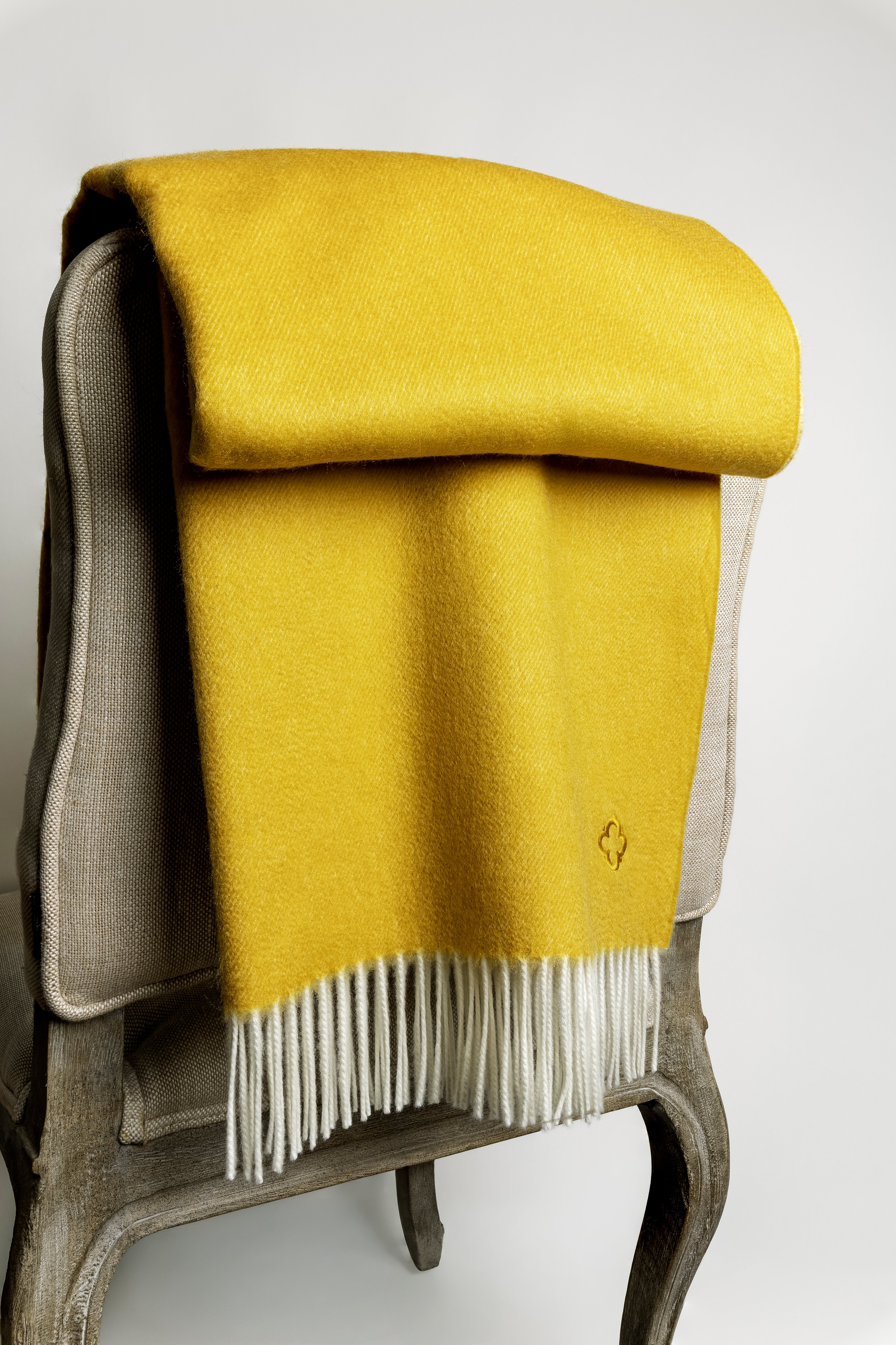 "SAN CASSIANO" Throw-Plaid superior Cashmere