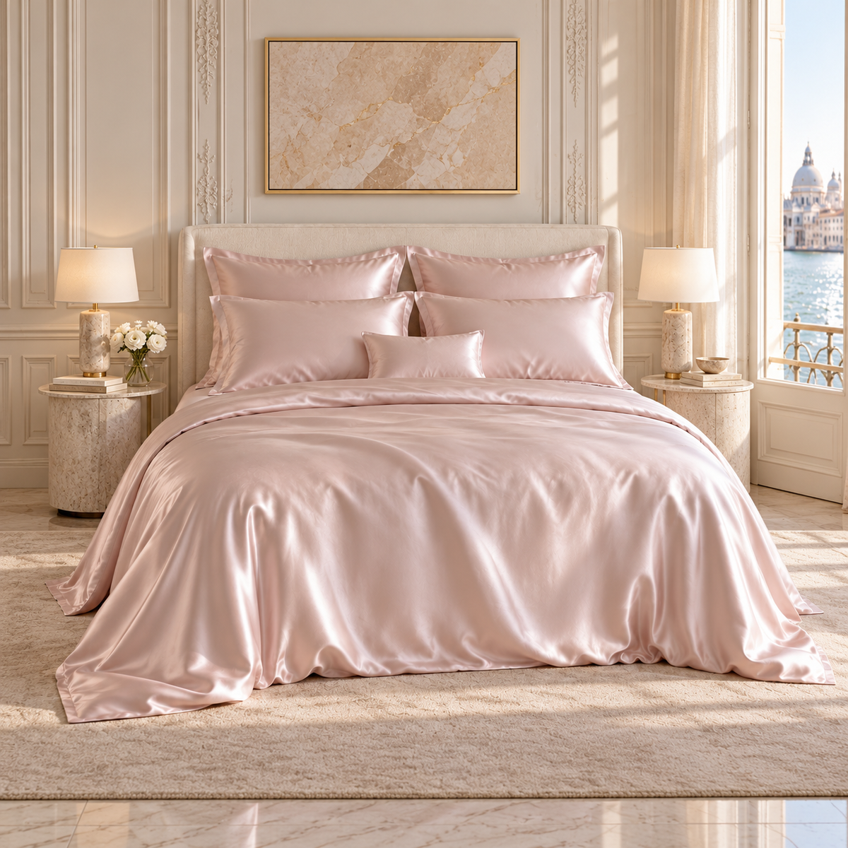 "SERENA" Silk Pillow