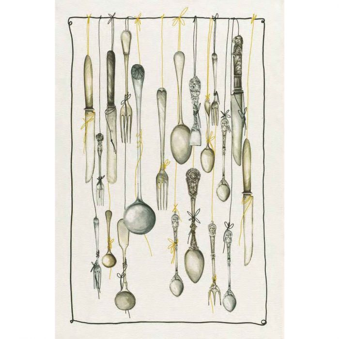"FORCHETTE" Dish towel