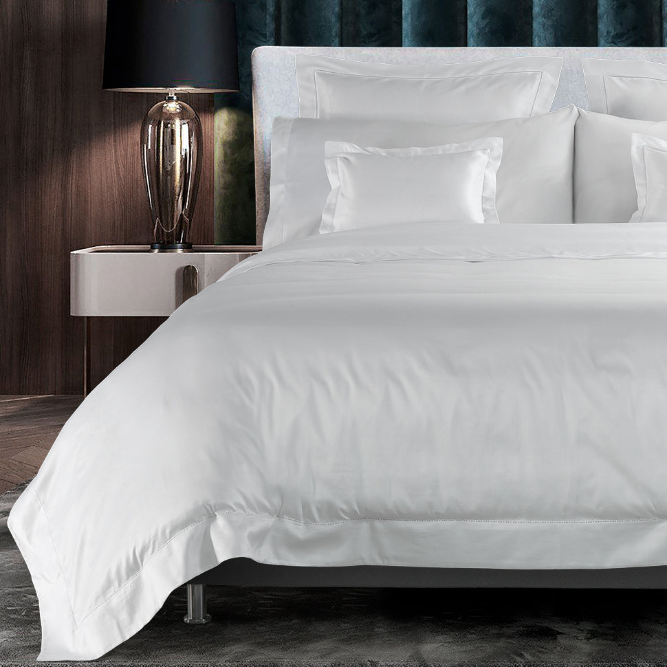 Giza sheets luxury linens white or ivory bespoke size