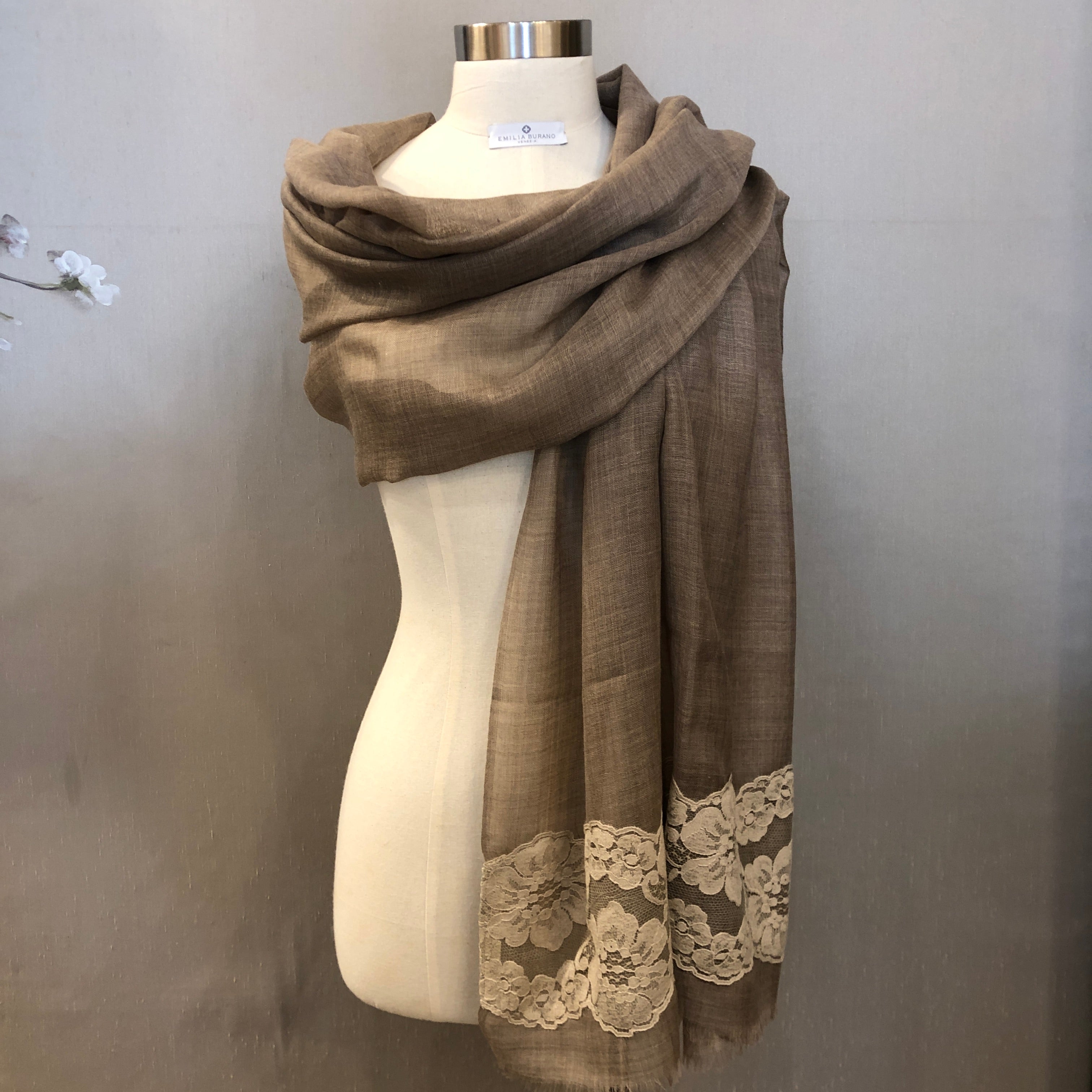 "HEMINGWAY" Wool & Silk scarf