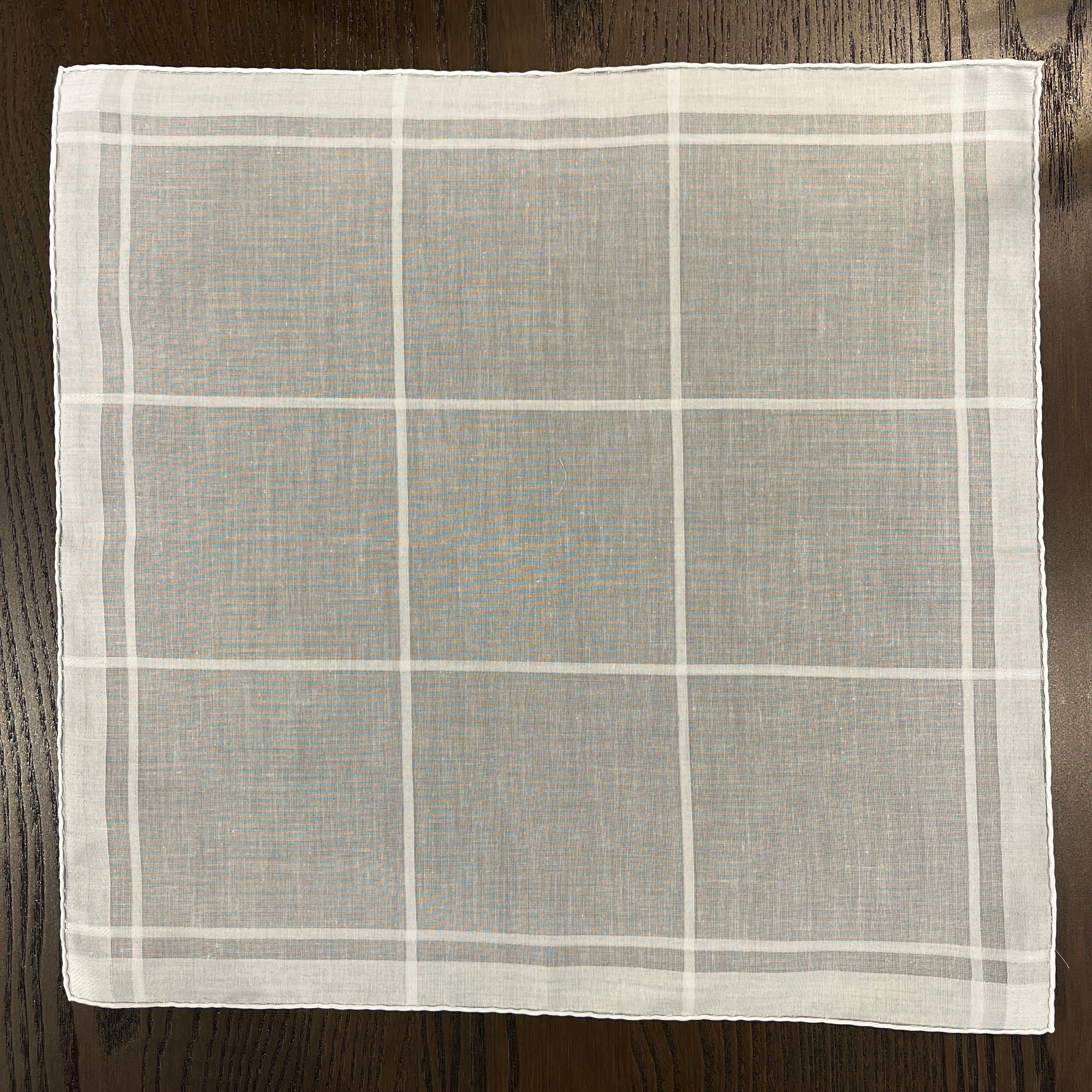 "ALBERTO" fine cotton men's handkerchief cross
