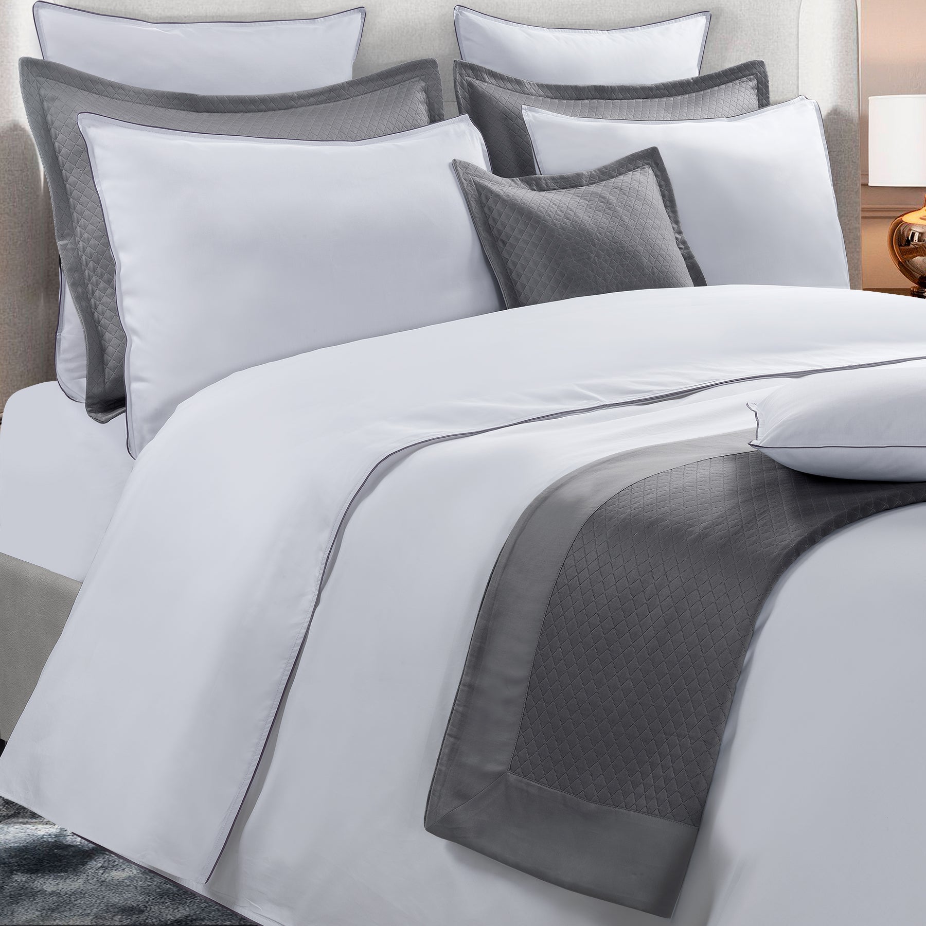 Portofino luxury bedding percalle cotton by Emilia Burano Italy