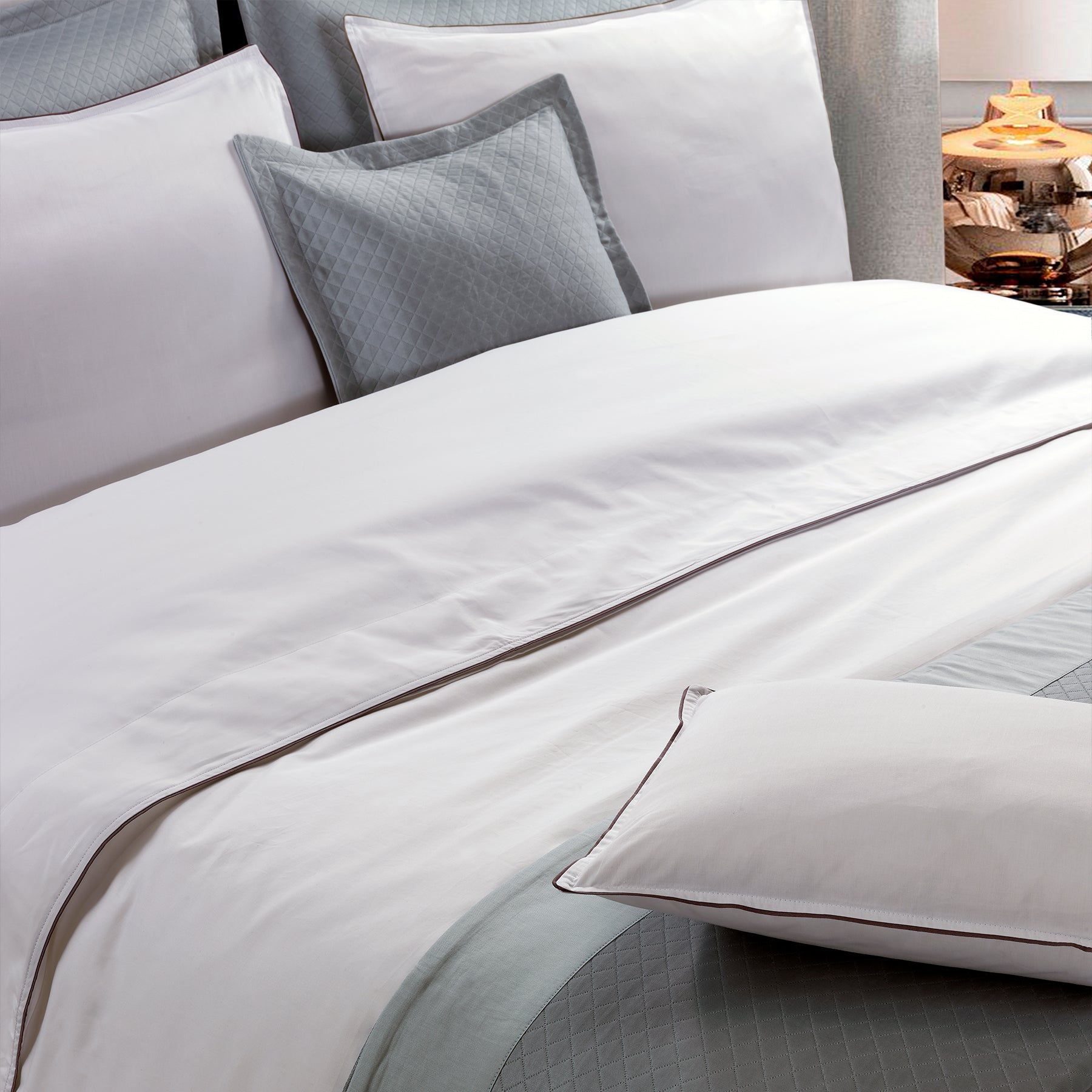 Portofino luxury bedding percalle cotton by Emilia Burano Italy
