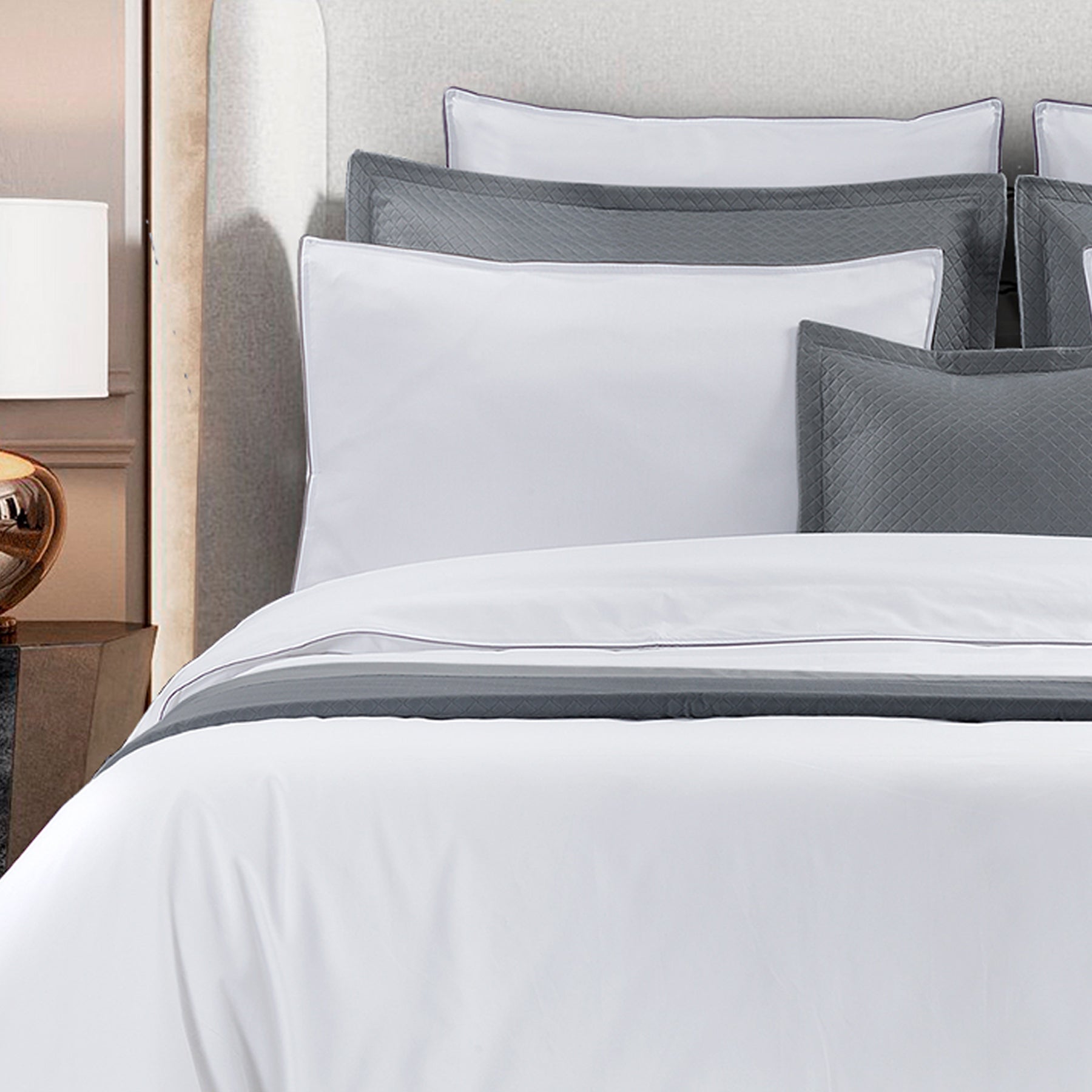 Portofino luxury bedding percalle cotton by Emilia Burano Italy