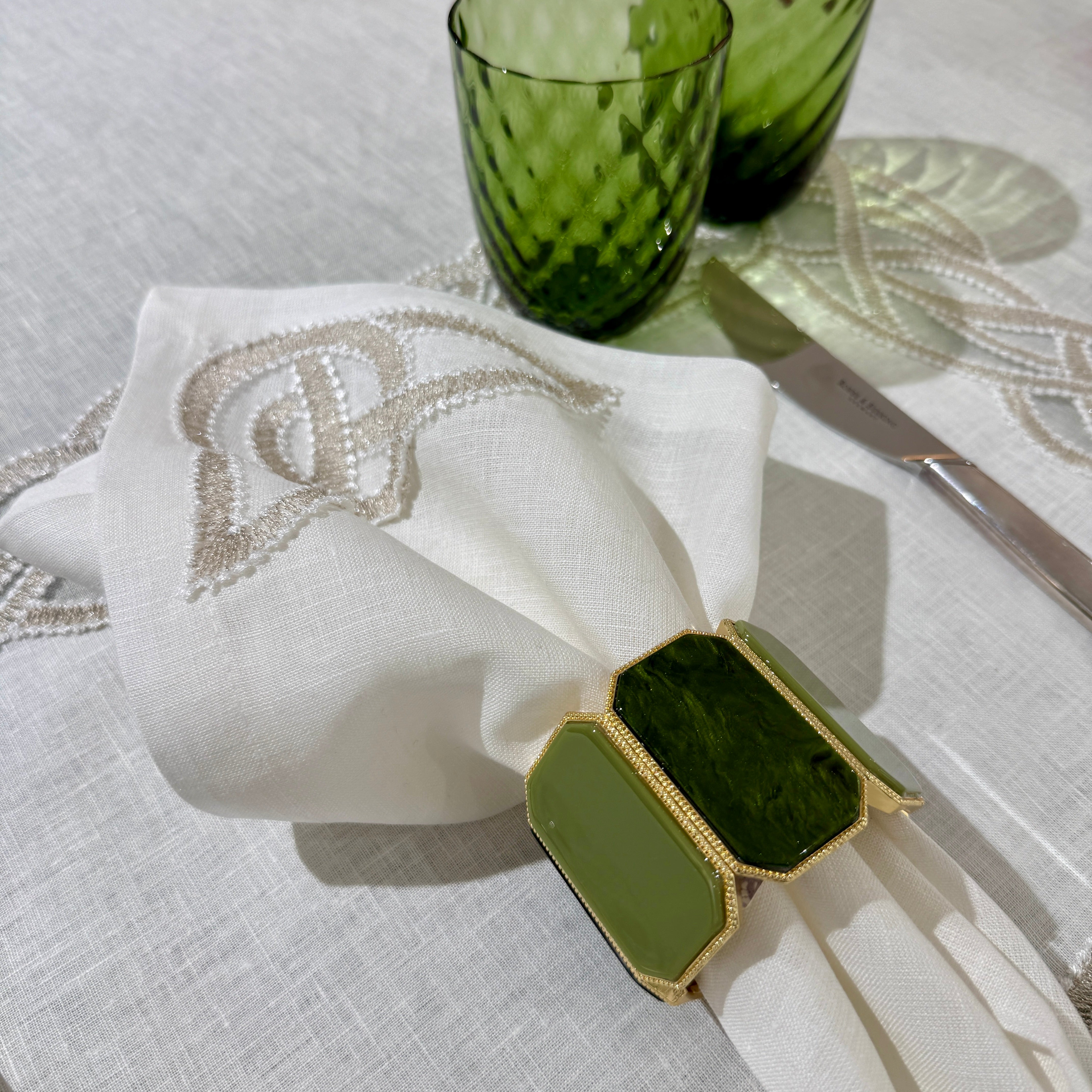 "OCTAGONE" napking ring