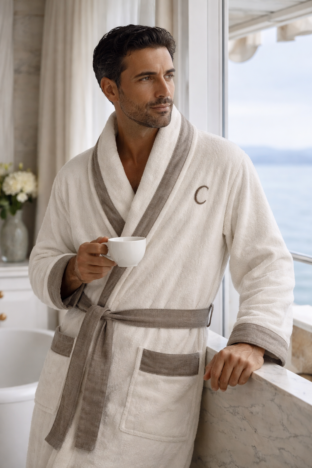 "PERSONAL MONOGRAM" BATH ROBES