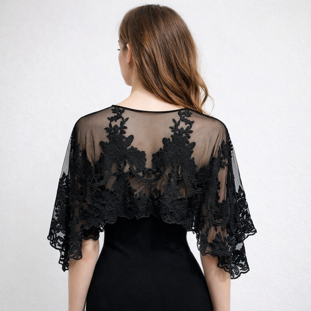 Vintage Lace Cape