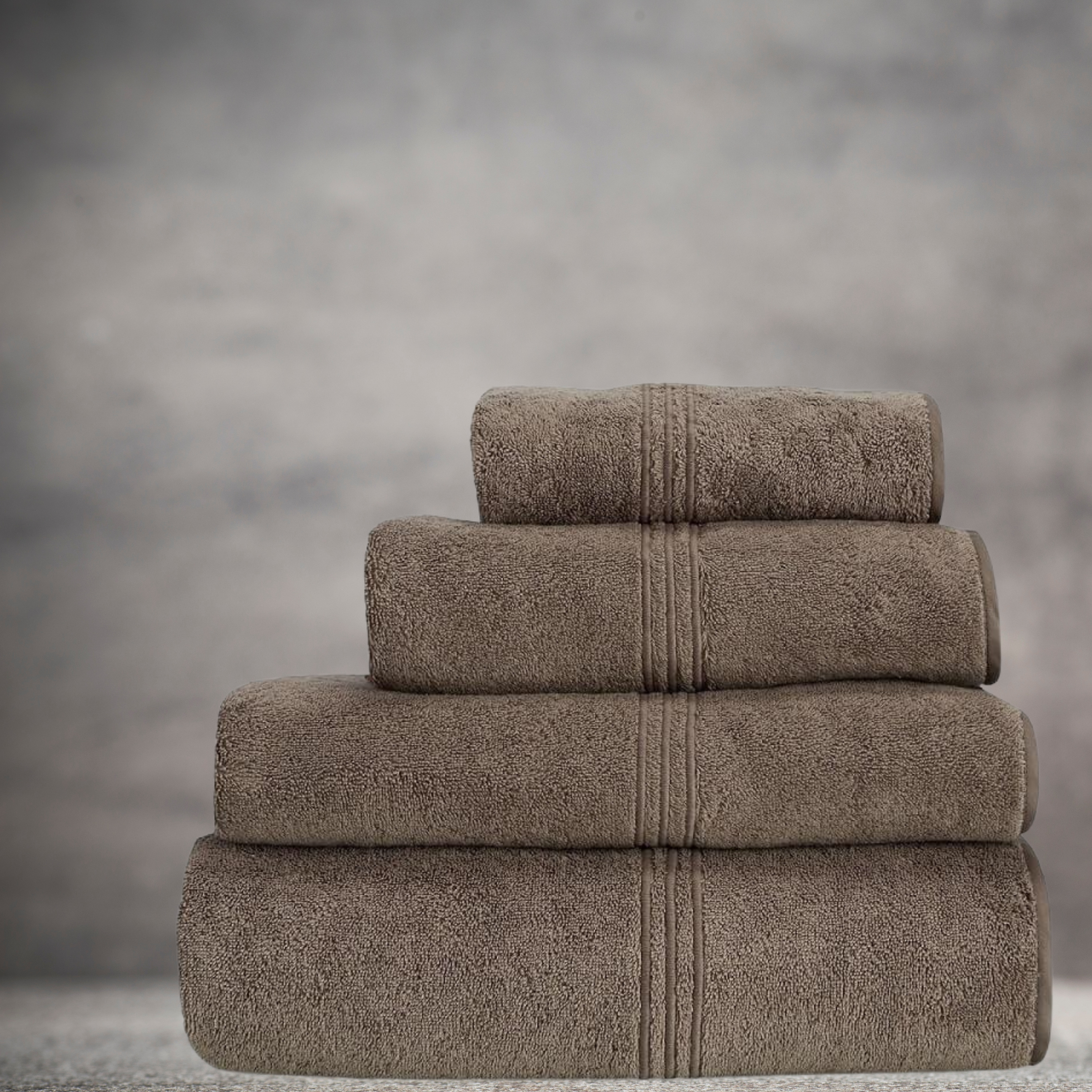 "BAGUETTE" TOWEL COLLECTION BROWN
