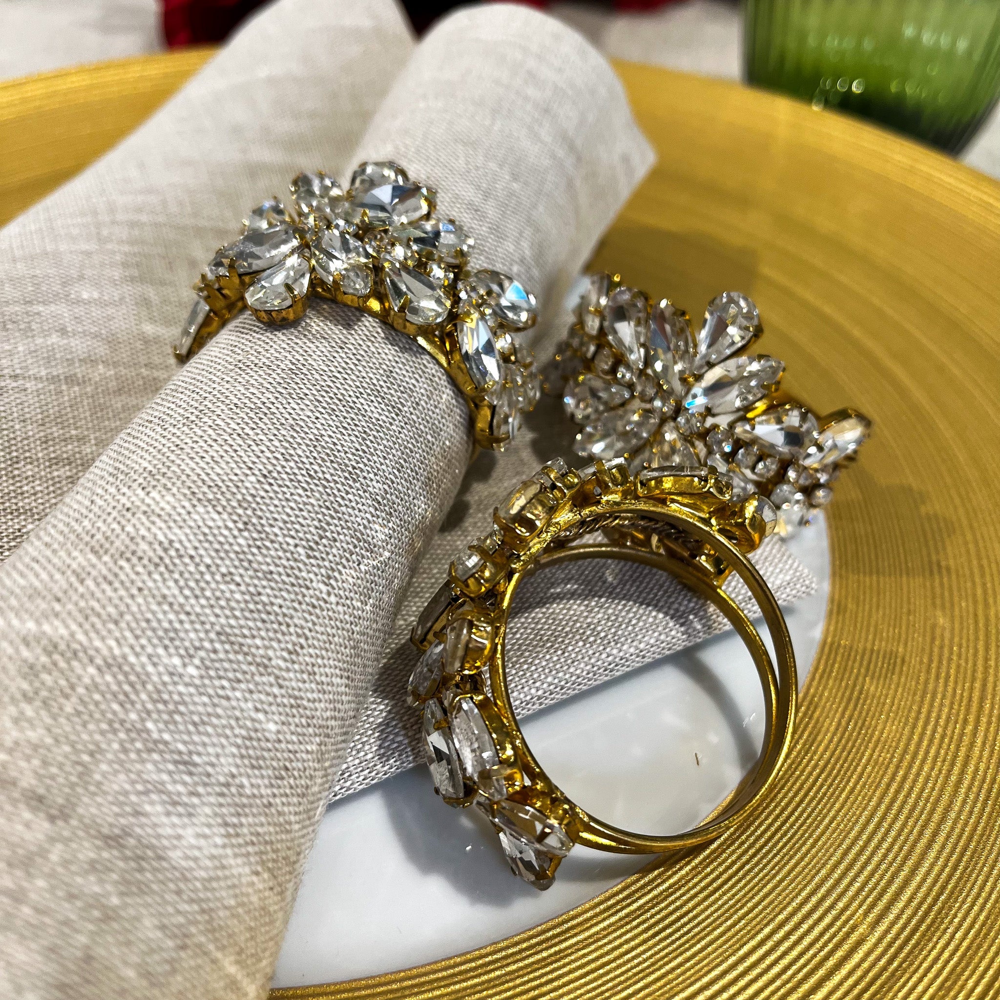 "GIGLIO" Crystal Napkins ring