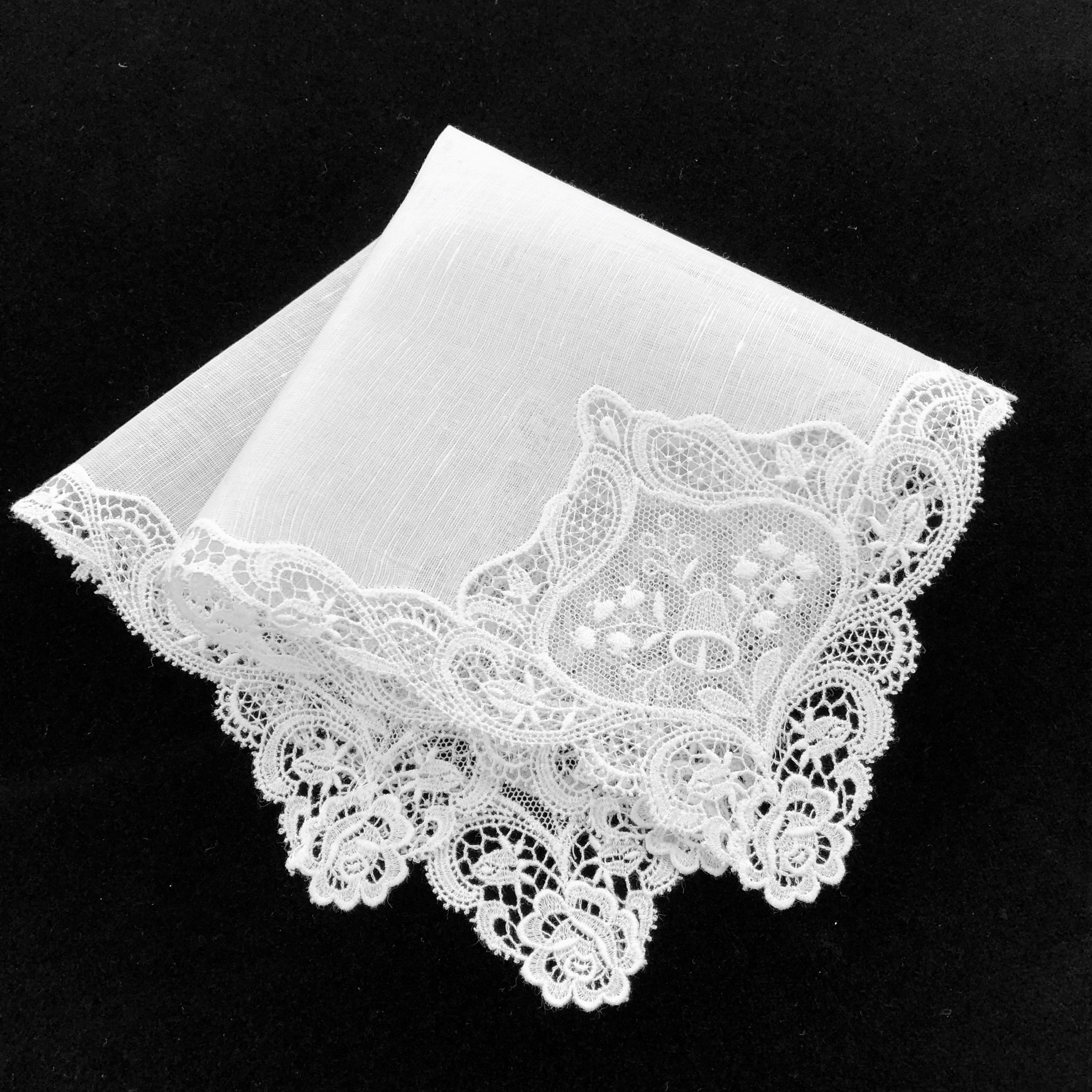 Women's deals lace handkerchiefs