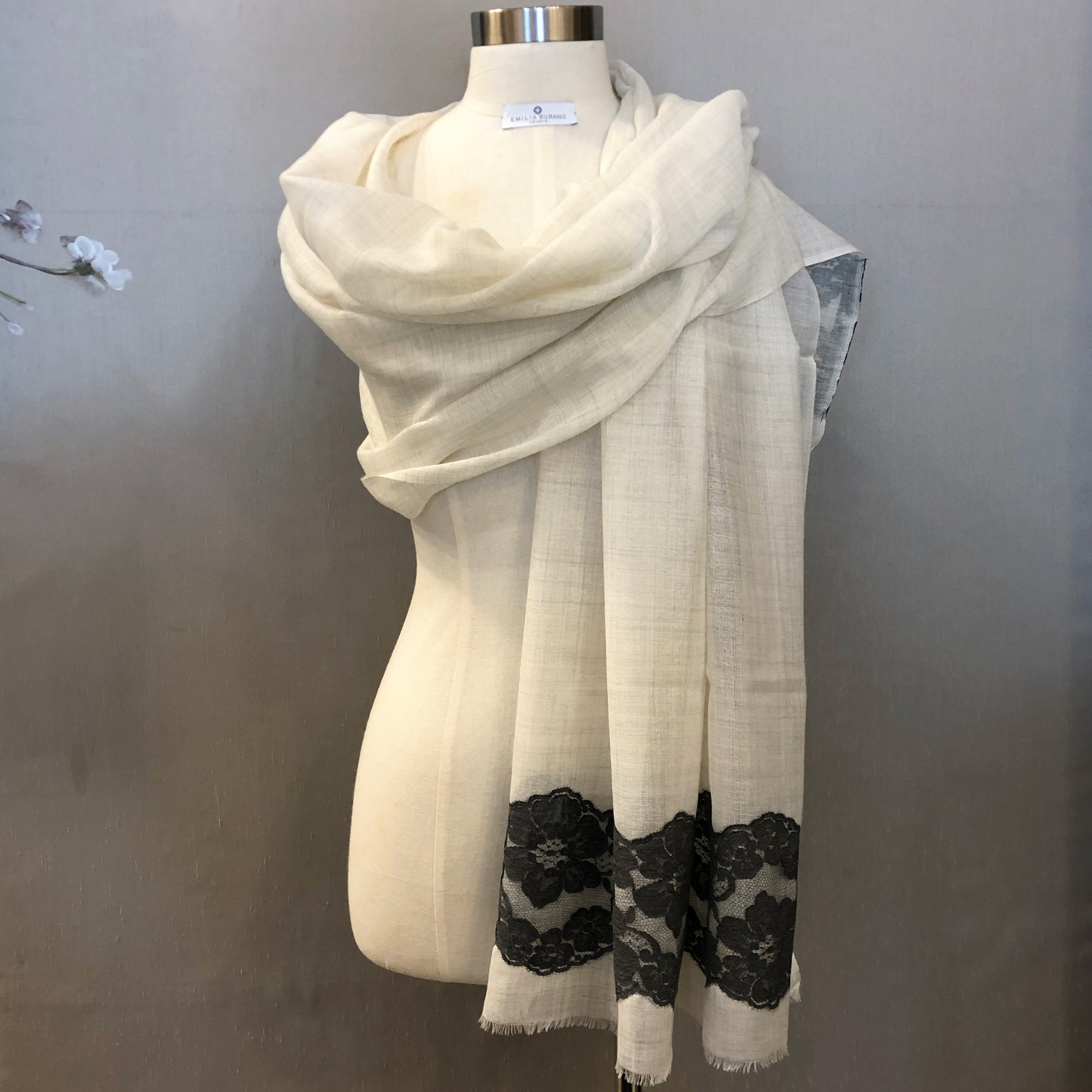 "HEMINGWAY" Wool & Silk scarf