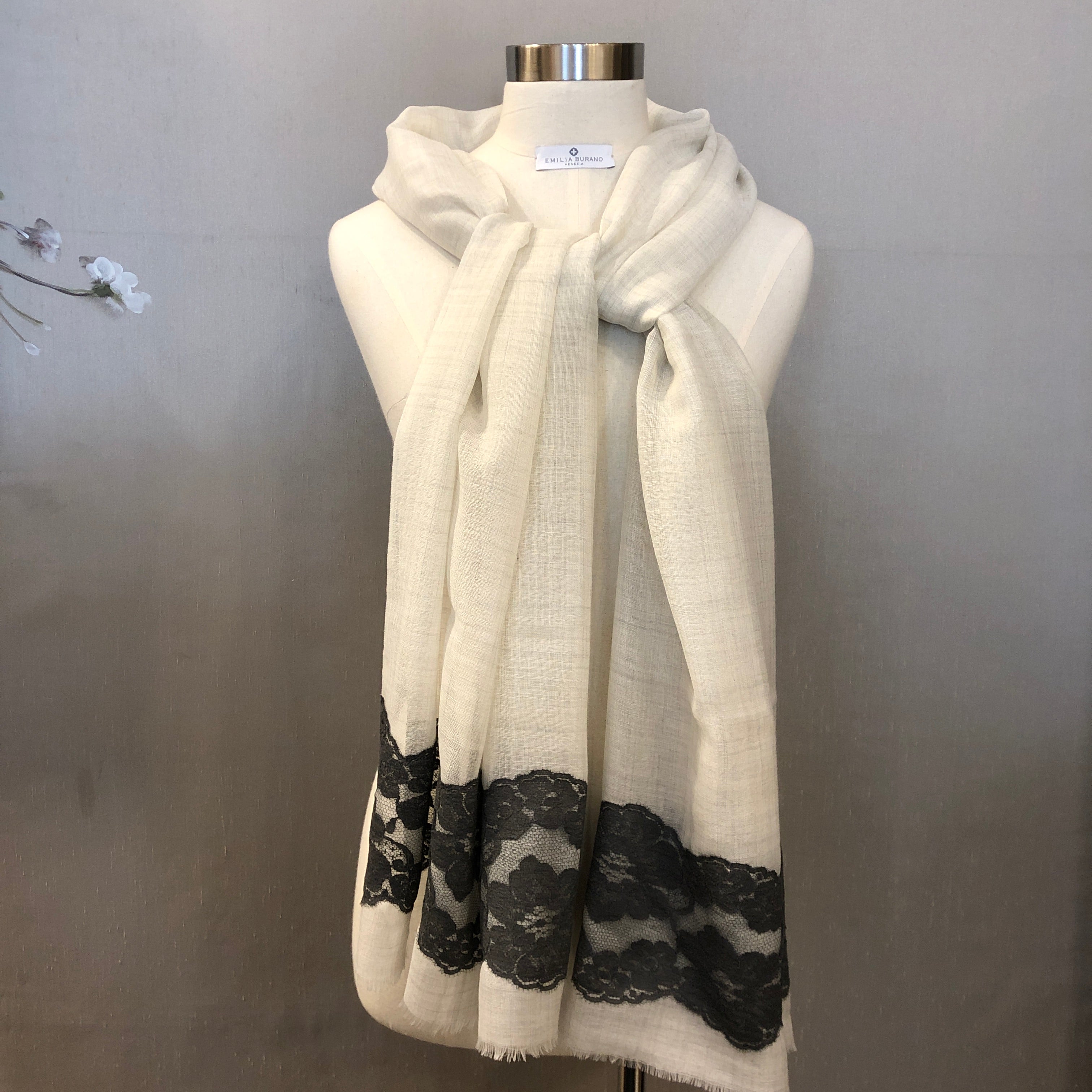 "HEMINGWAY" Wool & Silk scarf