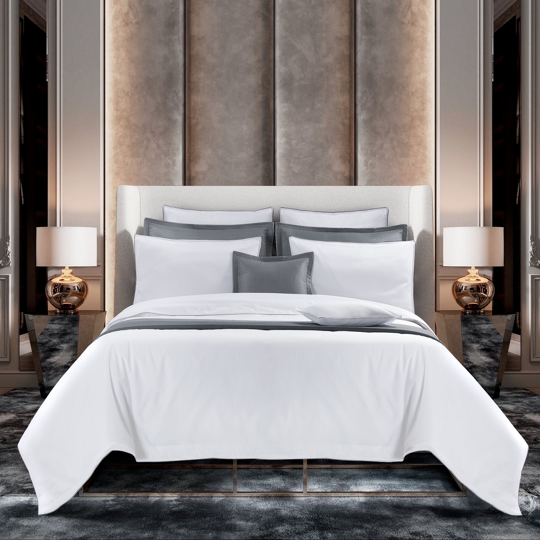 Portofino luxury bedding percalle cotton by Emilia Burano Italy
